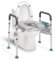 Raised Toilet Seat with Handles, 400lb Handicap Toilet Seat with Handles Over Toilet, Commode Chair with Adjustable Height & Width, Toilet Seat Risers for Seniors, Elderly, Handicap