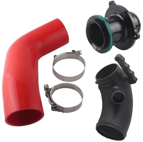 Tomas De Aire Manguera De Entrada De Silicona Silenciador De Codo De Entrada Turbo Eliminar Para Asiento Para Leon MK3 Motor Cupra 3gen Manguera de admisión(Rojo)