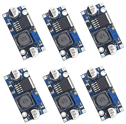 Valefod 6 Pack LM2596 DC to DC High Efficiency Voltage Regulator 3.2-35V to 1.25-30V Buck Converter DIY Power Supply Step-Down Module