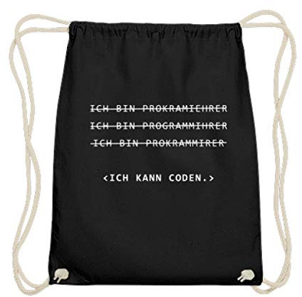 Chorchester Für Programmierer und PC Coding Fans - Baumwoll Gymsac