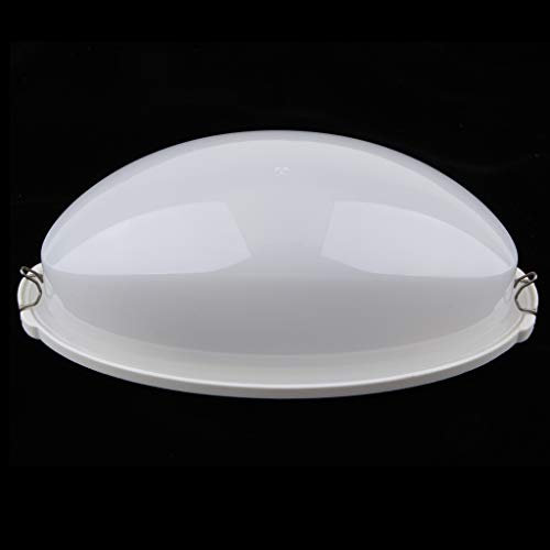 Lampes ovales étanches à la vapeur pour sauna avec accessoire de protection en métal