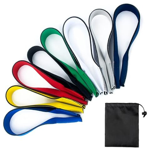 GWAWG 8 PCS Glasses Strap Sports Band for Glasses Sunglasses String Neoprene Elastic Cord Adjustable 8 Colour for Men Women Kids