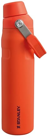 STANLEY 1913 Iceflow Fast Flow Trinkflasche Sport 0.6L - Thermosflasche Hält 10 Stunden Kalt - Spülmaschinenfest - Wasserflasche Auslaufsicher - Sportflasche BPA-Frei - Tigerlily Plum