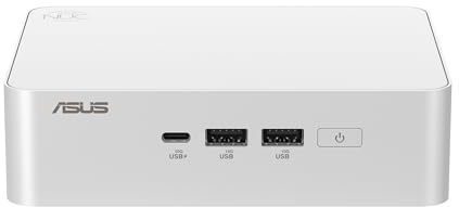 ASUS NUC 15 Pro Plus Kit RNUC15CRSU700002 (Intel Core Ultra 7 255H Processeur, Intel Arc Graphique, WiFi 7, Bluetooth 5.4, sans Système d'exploitation, avec Alimentation UE, Blanc)