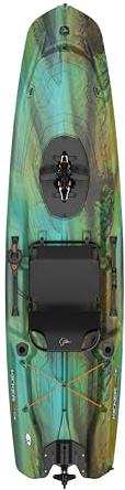 Pelican Catch Kicker 110 HDII - Sit on top Fishing Angler Pedal Kayak - Amazonia - HyDryve II Pedal System - Stable - 11 ft