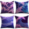 Cuscini Esterno Viola Federe Cuscini Divano 70x70cm Cuscino Divano Onde Velluto Copricuscini Decorativi Doppia Faccia Stampa Fodera per Cuscino per Sedia Camera da Letto Arredo Esterni Giardino JL-387
