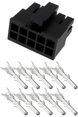 Create idea 4 Set Molex Micro Fit 3.0 Connettore Femmina 43025-1000 10 Pin per PC Computer Component Connettori
