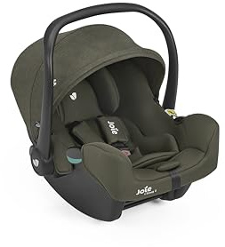 Joie i-Snug™ 2 R129 seggiolino auto per neonato i-Size, ultraleggero (3,35 kg), compatibile con sistema da viaggio, rotazione con i-Base™ Encore – dalla nascita a 12 mesi (40–75 cm), Fern