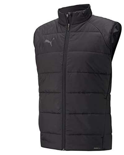 PUMA Herren Teamliga Weste Jacke Strickjacke, Schwarz, S