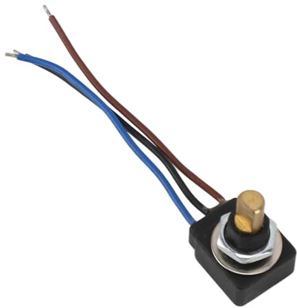 10K Roterande Potentiometer med IP65-Skydd, ABS och Koppar Konstruktion, 3-Stifts Design, Justerbart Motstånd med Anslutningstråd