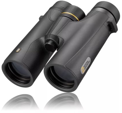 National Geographic Fernglas Explorer 8x42 wasserdicht, 8X Vergrößerung, BaK-4-Glas, Twist-up-Augenmuscheln, Mehrschichtvergütung