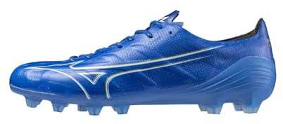Mizuno Scarpe da calcio da uomo Alpha Elite Firm Ground Rugby, Laser Blu Bianco, 45 EU