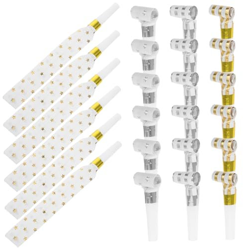 ABOOFAN Pezzi Trombette da Festa Divertenti per Giocattoli Festivi per Compleanni e Celebrazioni Capodanno Accessori Colorati per Feste
