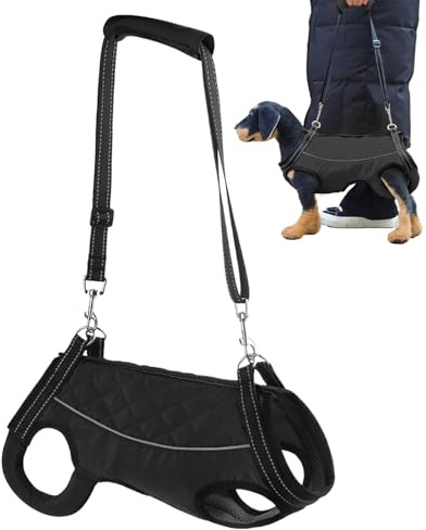 Arnés Elevador para Perros - Arnés Reflectante para Perros Mayores | Chaleco Ajustable Acolchado A Prueba de Escapes y para Recuperación para Mascotas con Lesiones, Discapacidad, Patas
