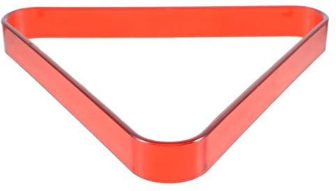ADOCARN Triangolo da Biliardo Rosso in Pc, Supporto per Palline da Biliardo 2-1/4, Robusto e Durevole per Tavolo da Casa e Sala Giochi