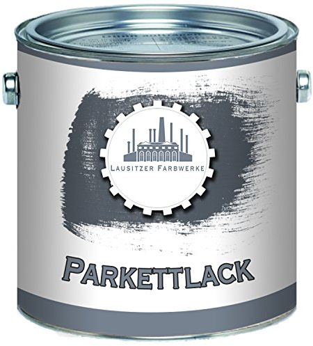 traditionell parkettlack i färglös (blank/ sidenmatt) (10 L, blank) Lausitzer Farbwerke