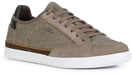 Geox U Walee A, Scarpe da Ginnastica Basse da Uomo, Marrone (Taupe C6029), 40 EU