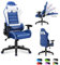 huzaro Ranger 6.0 Gaming Stuhl für Kinder Bürostuhl Schreibtischstuhl Armlehnen ergonomisches modernes Design Nacken- und Lendenkissen Kunstleder Wippfunktion Blau