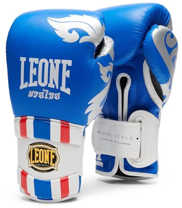 LEONE 1947, Boxhandschuhe Thai Style 16OZ Blau