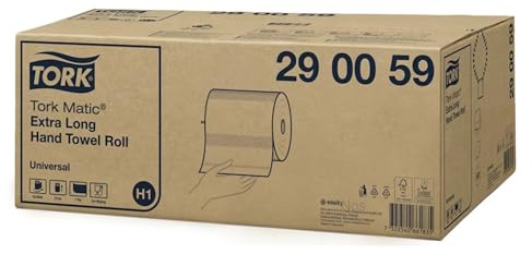Tork Matic 290059 - Asciugamani in carta extra lungo, lunghezza 280 m, confezione da 6