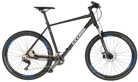 Airtracks 27,5 Zoll Mountainbike Herren MTB Fahrrad Hardtail Fusion X Shimano 2x10 Deore RD-M46100 SGS - ROCKSHOX Judy - Rahmenhöhen 46, 50 und 54 - Modelljahr 2024 (50cm (Körpergröße 175-185cm))