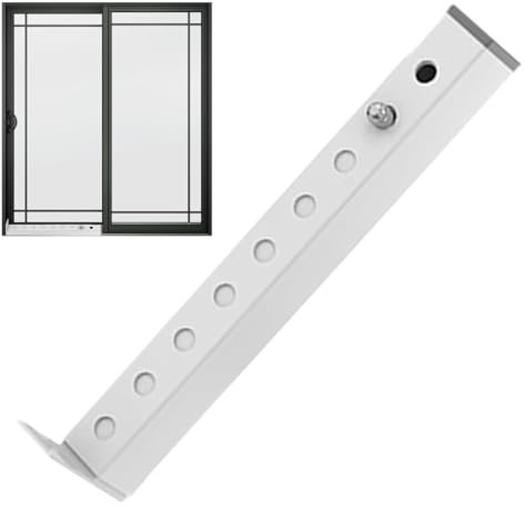 Nybhyjka Barra de seguridad para ventana ajustable,Barra de bloqueo de ventana ajustable | Barra de seguridad para cerradura interior de ventana del hogar | Topes de ventana antirrobo de seguridad