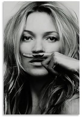 CHIMOSHEJI Kate Moss-affisch affisch väggkonst dekorativ målning sovrum målning affischer 30 x 45 cm (12 x 18 tum) utan ram