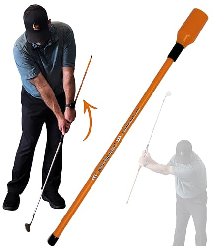 Anti-Flip Stick Golf Swing Trainer, Standard Grip