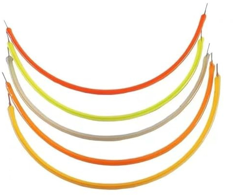Flexibel filament LED 6st LED DC 3V edison glödlampor Böjbar LED -flexibla filamenttillbehör Ljuskälla Tillbehör 450mm Röd