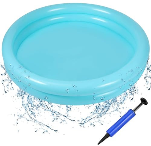 Piscina Gonfiabile Bambini, Ø60cm, Piscina Bambini, Piscina Piccola Bambini, Piscine Gonfiabili, Piscina Rotonda Gonfiabile Bambini per Casa, Esterno, Giardino, Spiaggia, Balcone