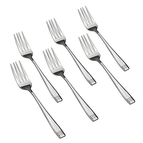 Obstnny Stainless Steel Dessert Fork Set, 6.7-Inch, Set of 12