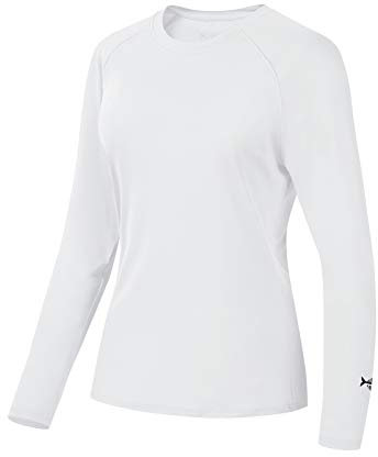 Bassdash T-Shirt de Protection Solaire UV UPF 50+ pour Femme à Manches Longues pour la pêche, la randonnée, la Performance