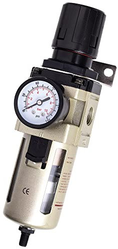 3/4 Inch Compressed Air Filter Maintenance Unit Pressure Reducer Regulator Compressor Auto