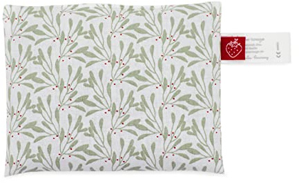 Petit coussin chauffant pour bébé (2 verts) (coussin chauffant à grains de raisin pour micro-ondes