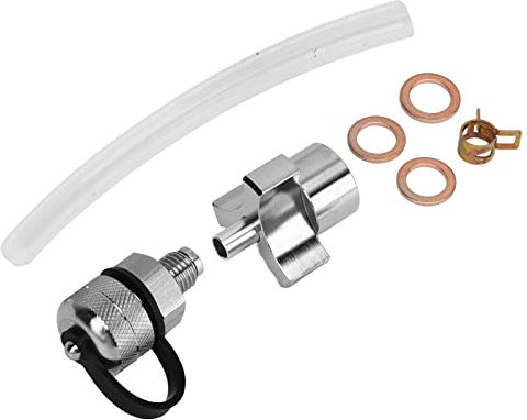 BUHB Quick Twist Ölablassventil, Rostfreier, Glatter Ölablass, Alterungsbeständig für Abflussrohre (M12 * 1,5)