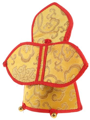 Alasum 2st Vajra Bell Förvaringsväska i Delikat Nepal Stil Skyddande Pouch För Musikinstrument Lätt Och Kompakt Design För Enkel Transport