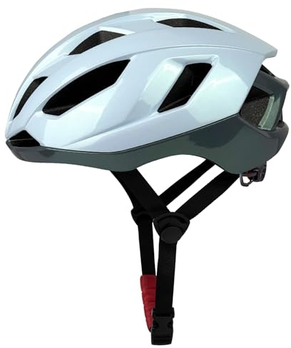LeapBeast Casco Bicicleta Adulto, Casco de Ciclismo con Forro, Ajustable Casco de Bicicleta, para Hombre y Mujer, Ideal para Ciudad, montaña y Carretera (Gris Azulado)