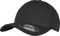 Flexfit Unisex 6584-Flexfit 3D Hexagon Jersey Cap Kape, Schwarz, L/XL