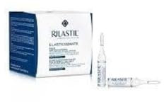 Rilastil Ampollas elásticas, tratamiento de las cítricos, cara y cuerpo hidratantes y nutritivos para todos los tipos de piel, incluso delicadas y sensibles, formato 10 x 1,5 ml