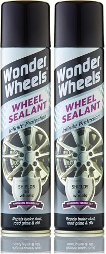 Wonder Wheels Wheel Sealant 300ml - Repels Brake Dust, Dirt & Grime (Pack of 2)
