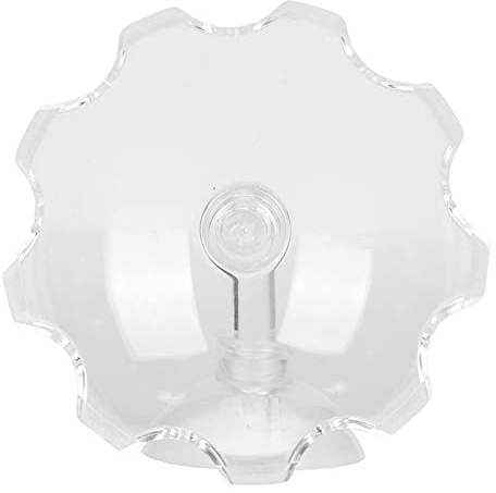 Alimentador para Camarones, Recipiente Alimentador Transparente de Acrílico con Ventosa, Ligero y Durable - Diseño Invisible, Fácil Limpieza, Uso para Peces y Reptiles