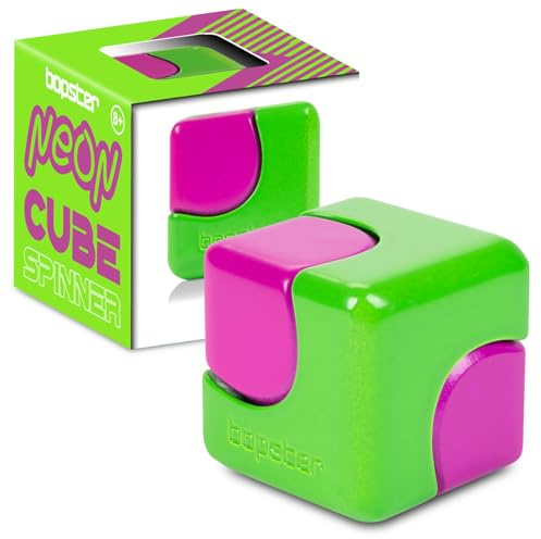 bopster Neon Cube Fidget Spinner Metal Sensory Desk Toy - Green