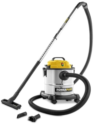 Kreator Powerplus POWX3230 - Aspirador húmedo/seco 1200 W, 20 l