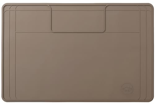 The Original Under Sink Mat - Silicone Waterproof mat, Trimmable, Easy to Clean, Kitchen cabinet liner, Under sink protector mats, Drip Tray with Lip - 34 x 22 or smaller