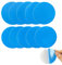 Selbstklebende Reparaturflicken Pool für Schwimmbecken, 10 Stück PVC Pool Reparaturset, Selbstklebend Unterwasser Reparatur Pool Flicken für Wasserbett Schwimmbäder Aufblasbares Boot (Runden)