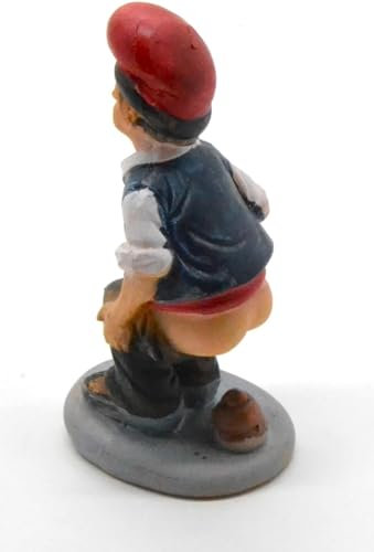 Figura del presepe nascosto di 6,5 cm. trova la figura natalizia. l'uomo che fa la cacca. statuetta cagando. set di scena di natività, figure, gesù. 3 re. modelli in scala