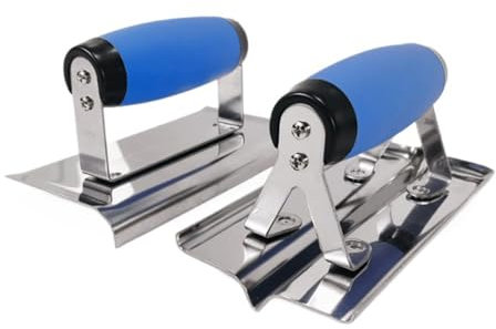 Paleta de esquina interior/exterior de acero inoxidable suave con mango ergonómico cómodo para la limpieza de la pared