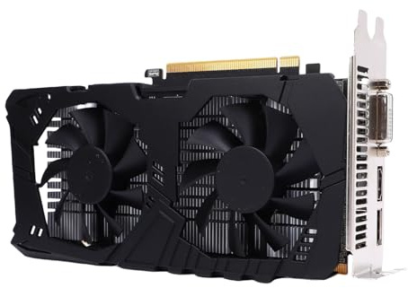 Gugxiom 2 Go GDDR5 128 Bits Carte Graphique PC Carte Vidéo de Jeu PC, PCI Express 2.0 X16 GPU avec Sortie HD DisplayPort DVI Ports pour Les Jeux et Les Postes de Travail