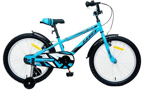 DEPORBIKES Bicicleta 20 Pulgadas niño | Bicicleta niño 6-10 años + Frenos V-Break + Estabilizadores + Cuadro Acero | Segura y Resistente