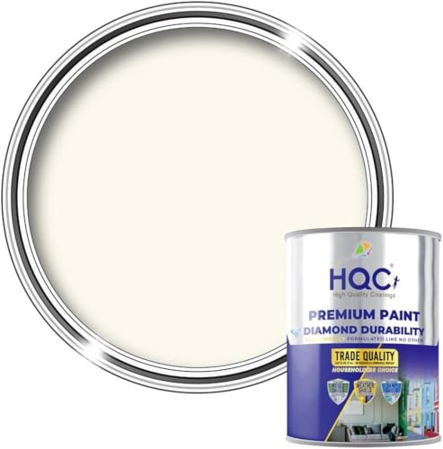 HQC Fence and Garden Paint | Furniture, Shed, Wood, Outdoor Paint | Garden Fence | Quick-Drying | 2.5L Ivory